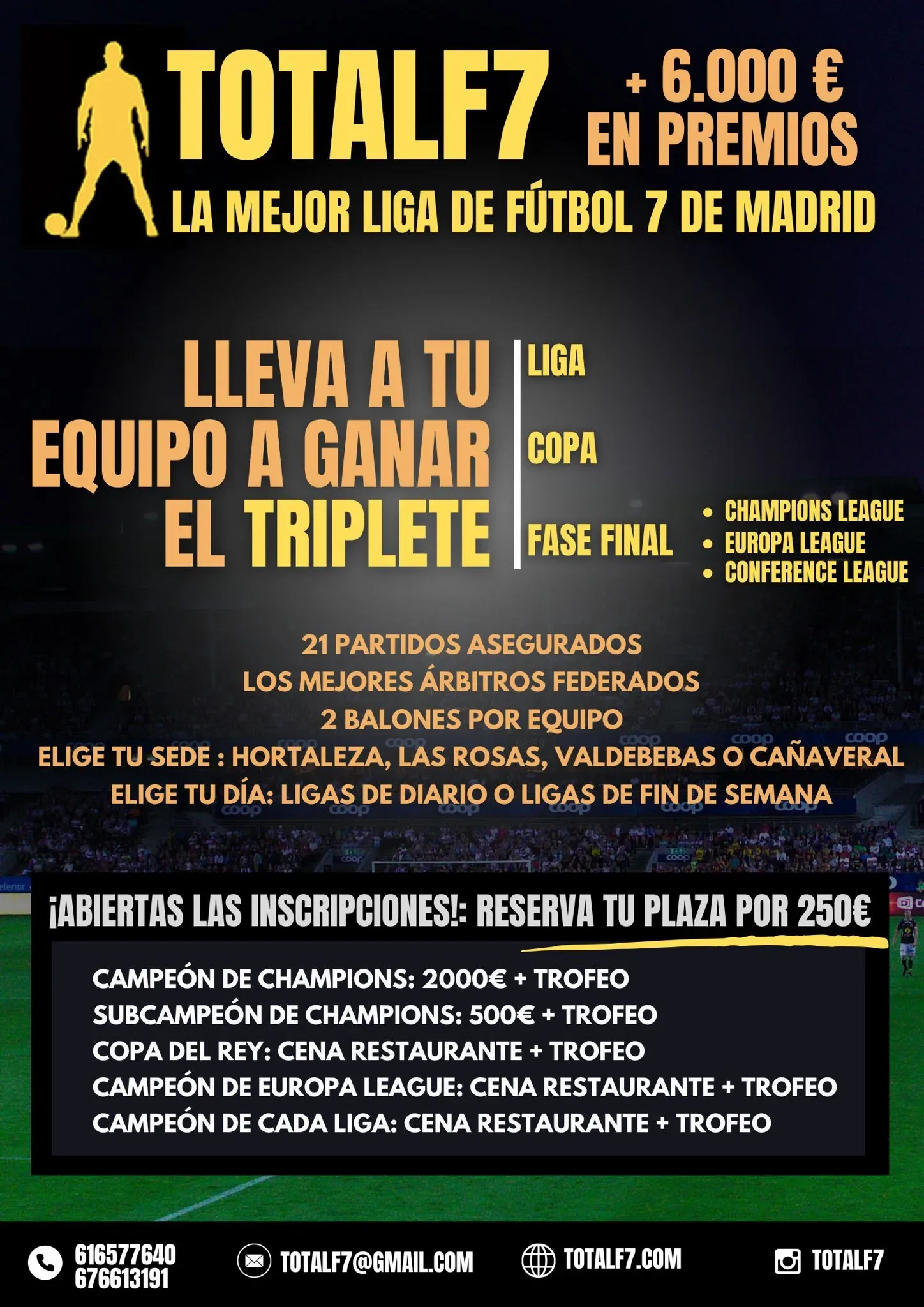 Cartel promocional TotalF7